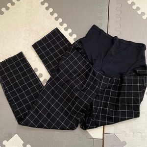 Old Navy Maternity Full Panel Pixie Pants (size 8)